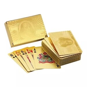 Ben Franklin Gold Foil Playing Cards